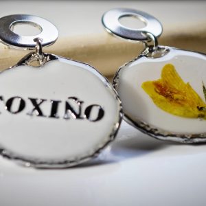PENDIENTE TOXIÑO PLATEADO