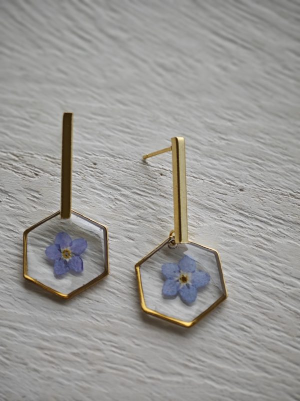 Pendientes "No Me Olvides" - Imagen 3