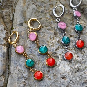 PENDIENTES HORTENSÍA