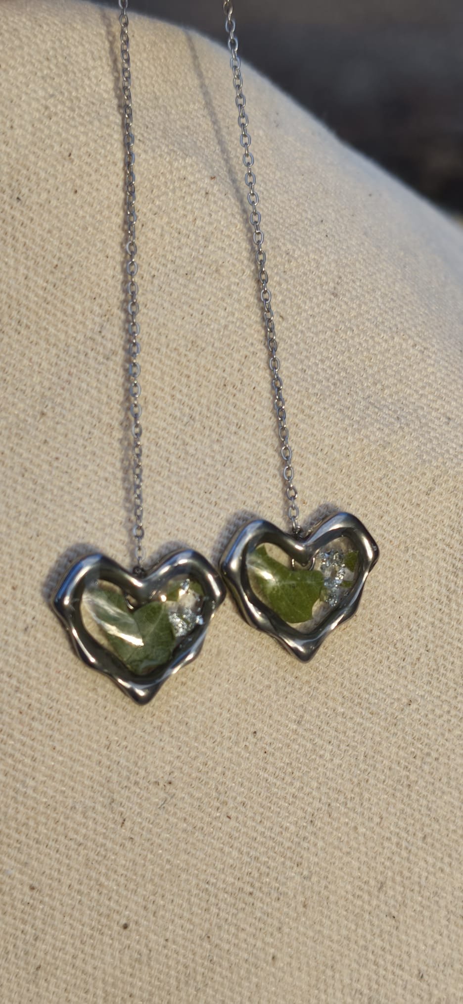 PENDIENTES CORAZÓN DE CARBALLO - Imagen 4