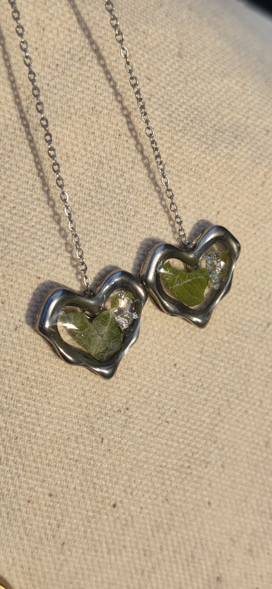 PENDIENTES CORAZÓN DE CARBALLO - Imagen 3