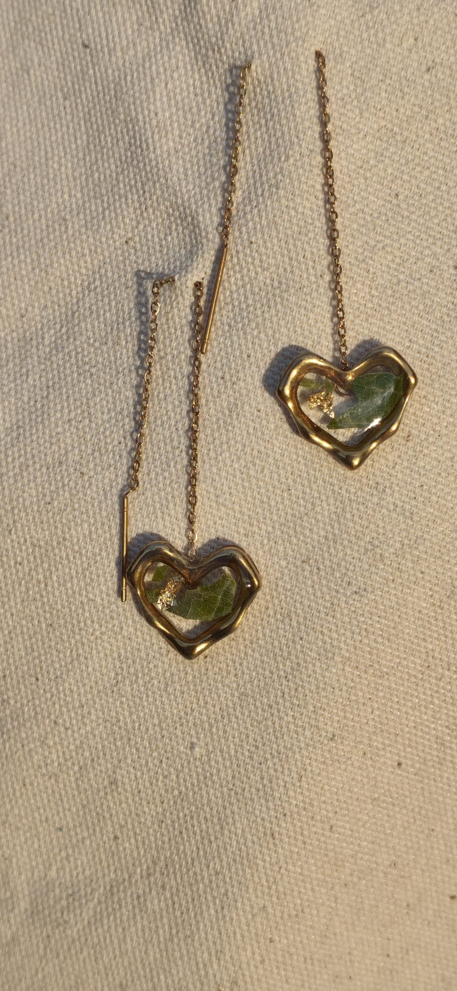 PENDIENTES CORAZÓN DE CARBALLO - Imagen 2